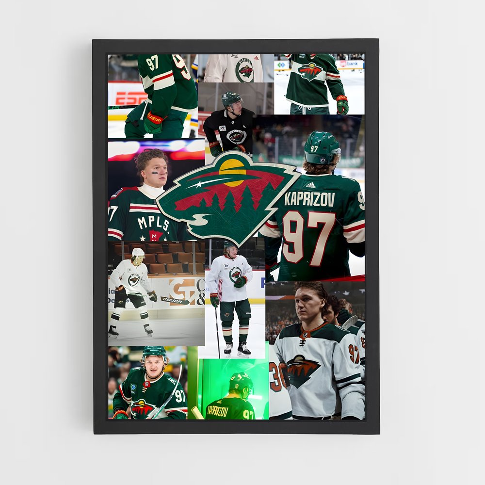 Poster Équipe de Glace – affiche Hockey sur glace (vue 2)